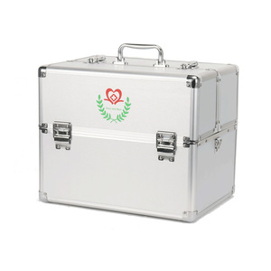 Boîte médicale portable à double ouverture de 18 pouces, grande boîte à médicaments familiale de 14 pouces, boîte à médicaments d'urgence multi-couches de 16 pouces - Product Image 5