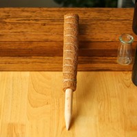 Soporte para Plantas Personalizable y Resistente, Poste de Cultivo de Fibra de Coco y Musgo para Plantas de Interior, Exterior, Jardín y Granja