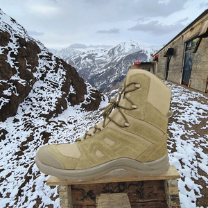Bottes de randonnée de créateur 2026 en cuir véritable, semelle intérieure imperméable et respirante, baskets décontractées à semelle en caoutchouc antidérapante pour l'extérieur - Product Image 3