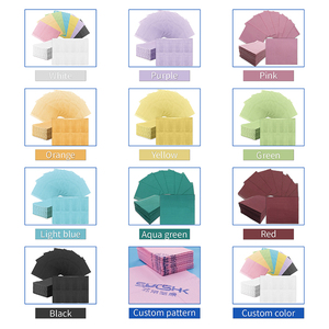 Salviette Monouso Colorate per Tatuaggi, Impermeabili, per Saloni di Bellezza e Unghie, Bavaglini Dentali Neri in Tessuto Non Tessuto - Product Image 4