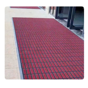 Tapete de Goma para Puerta Exterior con Revestimiento de Plástico y Accesorios de Bordeado - Product Image 5