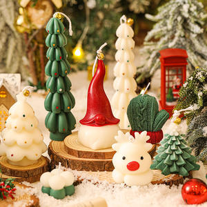 Velas Aromáticas de Cera de Soja con Aroma a Árbol de Navidad, 14 Colores, Decoraciones Navideñas, Adornos, Regalo de Boda, Venta al Por Mayor - Product Image 2