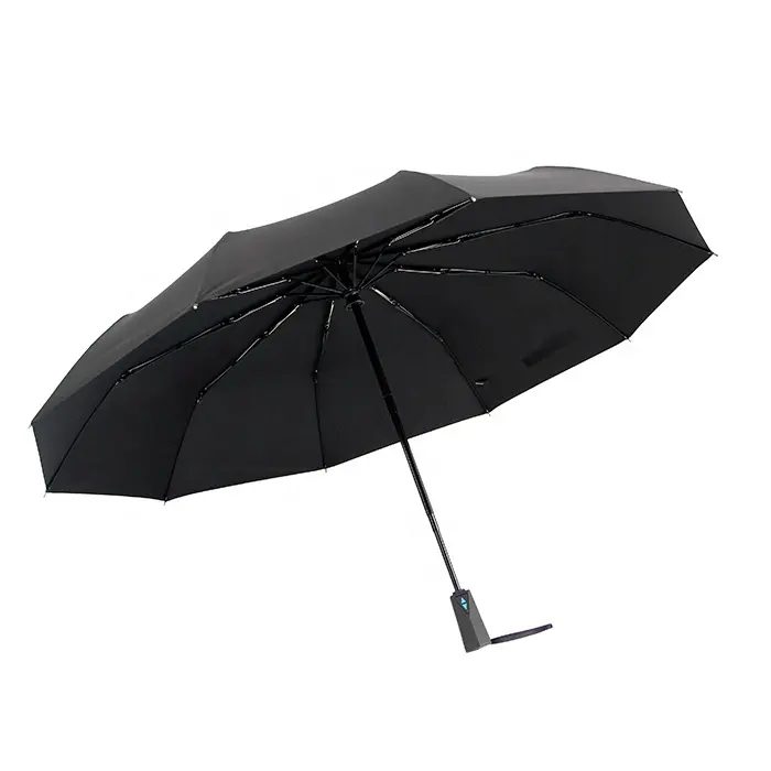 Exclusive design handle easy to retract 3 fold umbrella Unique