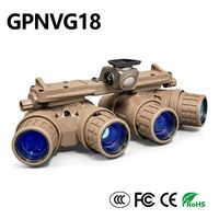 QCNV GPNVG18 FOM2000+ Tube intensificateur d'image IIT P45/P43 Phosphore Autogate Panoramique GEN2+/GEN3 Lunettes de vision nocturne