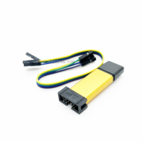 Stlink ST-Link V2 Mini STM8 STM32 Simulador de descargar programador programación con cubierta