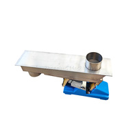 Alimentateur à plateau vibrant en acier inoxydable série Zhonghao GZV2 pour l'alimentation des fours à verre, contrôleur PLC numérique, capacité de 0,5 t/h