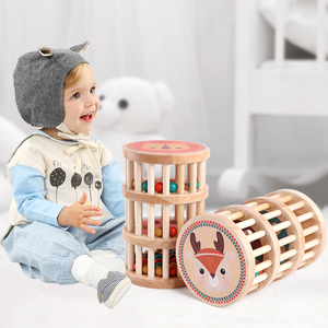 Jouet musical sensoriel éducatif en bois CPC CE Classic Rainmaker pour enfants et tout-petits : labyrinthe et jeu de précision Rain <span class=keywords><strong>Rush</strong></span> - Product Image 2