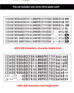 Tampon de bureau en plastique auto-encreur de qualité supérieure, série de polices 4911 4912 4913, impression numérique à encre automatique - Product Image 6