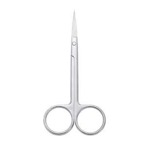 Factory Price Wholesale High Quality Nail Cuticle& Eyebrow& Nose hair Scissors Stainless Steel Manicure Scissor