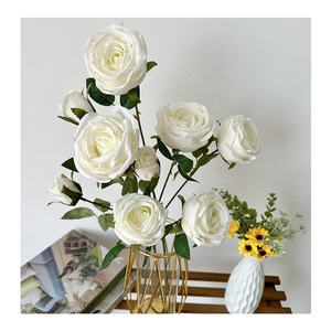 Bouquet <span class=keywords><strong>de</strong></span> roses artificielles en gros, fleurs séchées et plantes, ensemble <span class=keywords><strong>de</strong></span> cadeaux pour la fête des mères - Product Image 6
