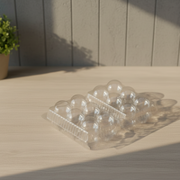 Plateau d'emballage rectangulaire en plastique PET recyclable de qualité alimentaire, vente en gros d'usine, pour gâteaux, chocolats, bonbons, boules de taro, personnalisable