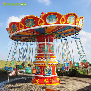 Atracción de feria: Silla voladora para niños, equipo de parque de atracciones, para uso en interiores/exteriores, fibra de vidrio, para centros comerciales - Product Image 2