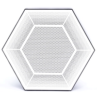 Difusor de Aire Redondo para Techo Falso de Aluminio, Perfiles de Aluminio Perforados Modernos y Elegantes para Techo