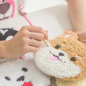 Animal Punch aguja posavasos fábrica al por mayor monstruo manos artesanía taza alfombra grande ratón Gamer Pad teclado alfombra - Product Image 4