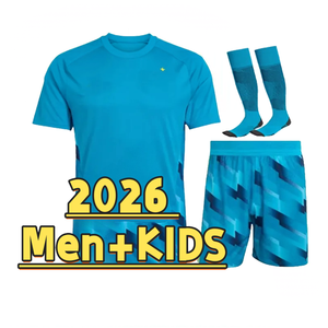 Ensemble de football pour hommes, blanc et rouge, manches courtes, col rond, respirant, polyester, uniforme adulte, toutes saisons - Product Image 3