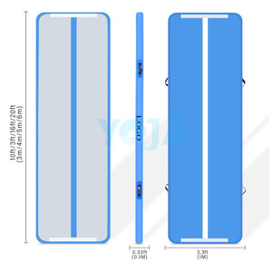 YOJA piste <span class=keywords><strong>de</strong></span> gymnastique gonflable Portable 3 m à 6 m pompe à Air électrique 10/<span class=keywords><strong>20</strong></span> <span class=keywords><strong>cm</strong></span> d'<span class=keywords><strong>épaisseur</strong></span> <span class=keywords><strong>tapis</strong></span> <span class=keywords><strong>de</strong></span> culbutage étanche - Product Image 3