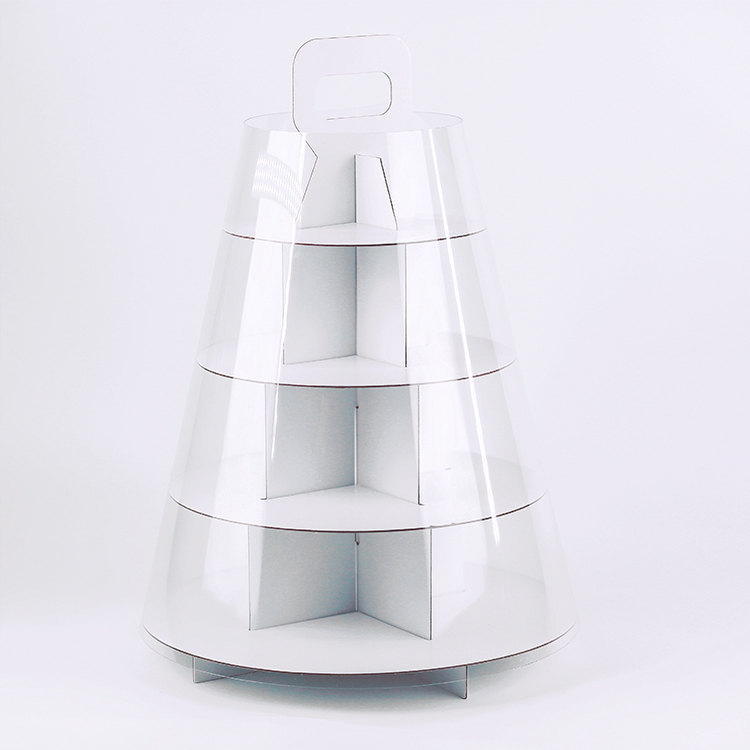 Cubierta transparente-Cuatro niveles