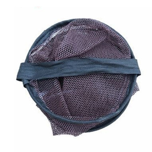 Cesta de pesca de malla recubierta, color marrón, portátil, para pesca silvestre en arroyos, peces pequeños, camarones y cangrejos - Product Image 4