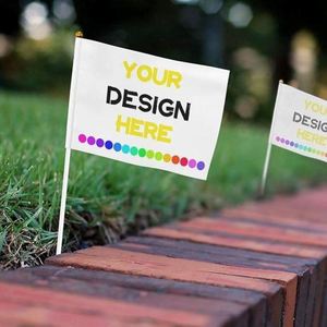 Banderas Promocionales Personalizadas con Logotipo, Mini Banderas Ondulantes de Mano, Ecológicas, Duraderas, con Palo de Plástico, Fabricadas en Fábrica - Product Image 4