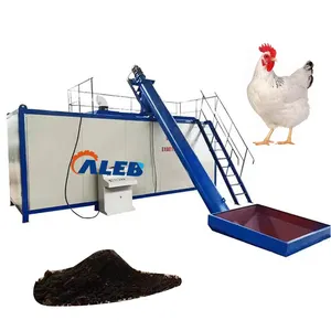 cheap food waste composting machine compost maker machine industrial chicken manure window compost turner machine