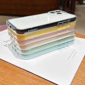 <span class=keywords><strong>Custodia</strong></span> <span class=keywords><strong>Protettiva</strong></span> Lusso Trasparente Colore Caramella 2-in-1 in Acrilico Antiurto per <span class=keywords><strong>iPhone</strong></span> 17 a <span class=keywords><strong>12</strong></span> Pro Max - Product Image 4