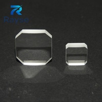 100mm Rectangular Optical Glass Plano Cylindrical Convex Lens Fused Silica/BK7/K9 for Laser Instruments