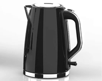 Ensembles Bouilloire et Grille-Pain Électriques Noirs en Acier Inoxydable Design Rétro Élégant