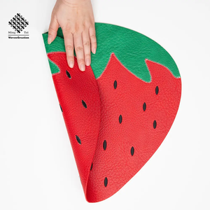 Modern Cute Eco-Friendly PVC Vinyl <strong>Dinning</strong> <strong>Table</strong> Mats Fruit Stitching Home <strong>Decoration</strong> for Home Vinyl - Product Image 4