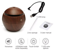 Pengharum Udara Bentuk Kelapa Grosir Humidifier Ultrasonik Mini Portabel Nebulizer Pengharum Udara Ultrasonik
