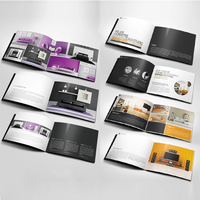 Entreprise de dépliants et brochures pliants personnalisés OEM 3 Services d'impression de catalogues pliants