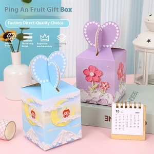 Scatola regalo di Ping Kidsren natale per Apple Packaging barattolo eco-friendly PET riciclato per la vigilia di natale scatole regalo di caramelle - Product Image 2