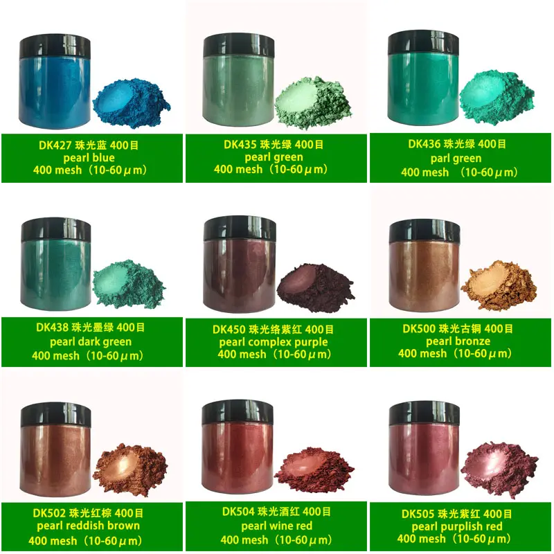 50G/Jar Epoxyhars Mica Poeder Pigment Voor Nail Art Craft Producten Diy Parelmoer Pigment Voor Schilderen Slime en Inkt