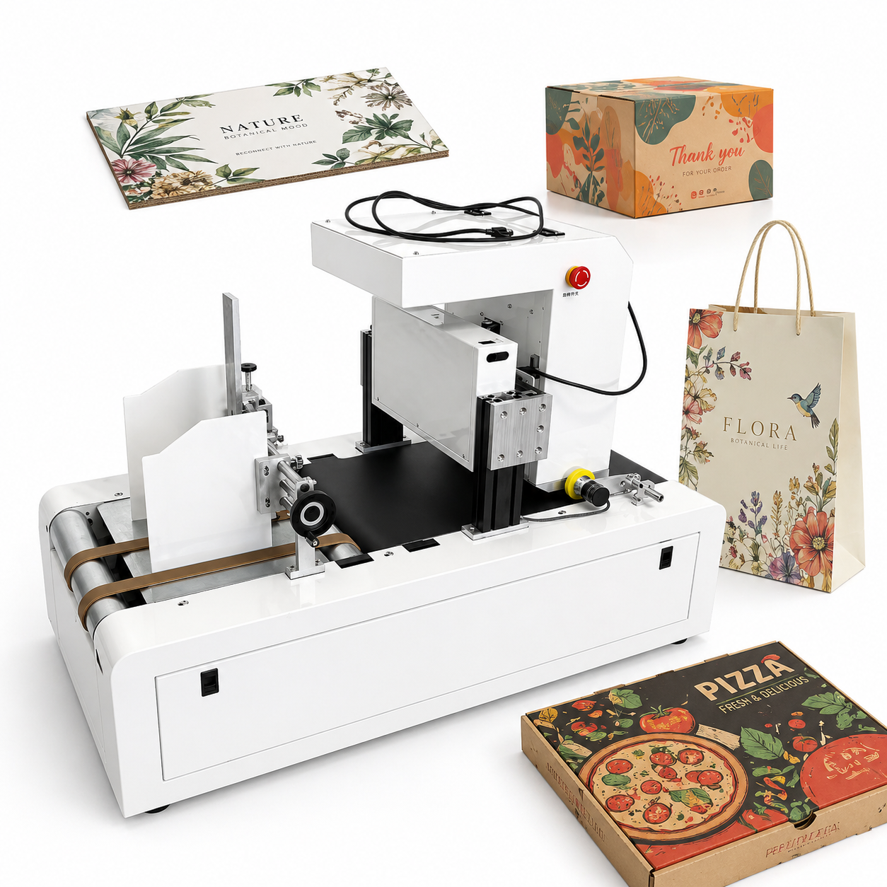Hanjie High Speed Digital Packaging Printer For Carton Box Paper Bag and Cardboard Printing