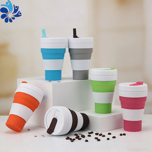 Silicone Collapsible Water <b>Bottle</b> 500Ml With <b>Straw</b> For Travel Outdoor Use - Product Image 2