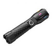 Wason Lampu Laser Putih Jarak Jauh 1000M+ Lumen Tinggi Baru, Gagang Aluminium Alloy Berknurling, Dapat Diisi Ulang USB, Tahan Air IP54, Dapat Disesuaikan