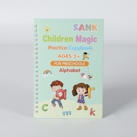 Lot de stylos magiques réutilisables pour enfants avec cahiers d'écriture à spirale et couverture en papier – Coffret cadeau