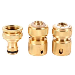 Connecteur de <span class=keywords><strong>tuyau</strong></span> d'<span class=keywords><strong>arrosage</strong></span> mâle en laiton forgé de haute qualité, durable, écologique, conforme à la norme ANSI, 1/2'', à <span class=keywords><strong>raccord</strong></span> rapide, 16 bars - Product Image 1