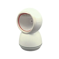 Interfaz USB de China 1D 2D Datamatrix con cable Auto Sense Flatbed Omnidireccional Desktop Barcode Scanner