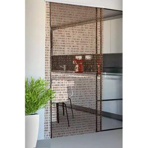 Rideau à perles en PVC 120x230cm, moustiquaire anti-insectes, rideau à franges pour porte, séparateur d'espace - Product Image 6