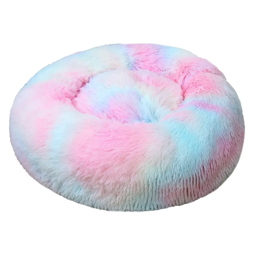 pet beds accessories removable comfortable washable donut wholesale luxury calming dog beds furniture for dogs and cats