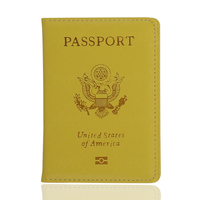 Couverture de passeport, porte-monnaie et documents, Design personnalisé, estampage à chaud, en PVC, mode,