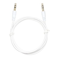 Câble d'extension audio Jack 3,5 mm, câble auxiliaire plaqué or, câble AUX 3,5 mm, câble audio 3,5 mm pour voiture