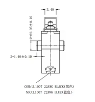 Offre Spéciale de montage de micro-interrupteur étanche IP67 pour systèmes de contrôle de voiture automobile IP67 48VDC 3A 12VDC 40T85 Spot Goods