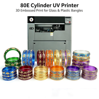 Machine d'impression UV cylindrique OEM/ODM avec armoire de rangement pour bracelets en plastique, verre et produits cylindriques
