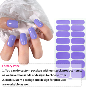 2025 Bán Buôn Móng Tay Nghệ Thuật Tự Dính 16 Lời Khuyên Tùy Biến Màu Sắc Móng Tay Kết Thúc Tốt Đẹp Móng Tay Dán - Product Image 2