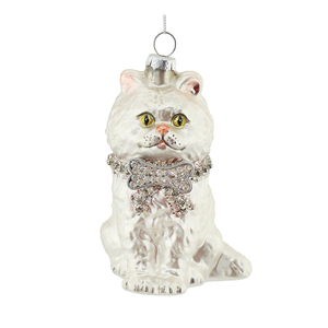 Tùy Chỉnh Giáng Sinh Động Vật Món Trang Trí Tay Sơn Sang Trọng Long Lanh Thủy Tinh Con Chó Mặt Dây Chuyền Đồ Trang Trí Trang Trí Giáng Sinh Cây - Product Image 2