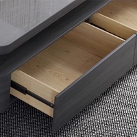 Nouveau Meuble TV Italien Luxe Moderne pour la Maison, Combinaison Table Basse et Meuble TV en Bois Massif Simple et Élégant