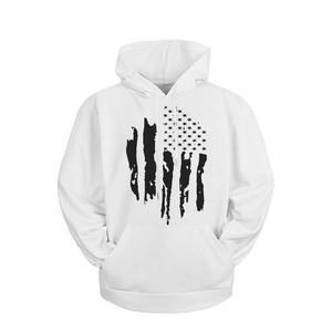 Sudadera con Capucha para Hombre, Corte Atlético, Diseño de Bandera Americana, Tejido Transpirable, Manga Raglán para Mayor Movilidad - Product Image 6