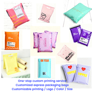 Sacs messagers en plastique noir personnalisés avec logo, vente en gros, mode, sacs d'expédition pour vêtements et chaussures - Product Image 6