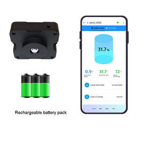 <span class=keywords><strong>Sensor</strong></span> Ultrasónico Inteligente para Contenedor de Basura TLC2509-4G IOT Inalámbrico para Gestión de Residuos, Monitor de Nivel de Basura con Alertas de Nivel de Llenado y GPS - Product Image 2